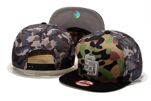 MLB San Diego Padres NE Snapback Hat #03